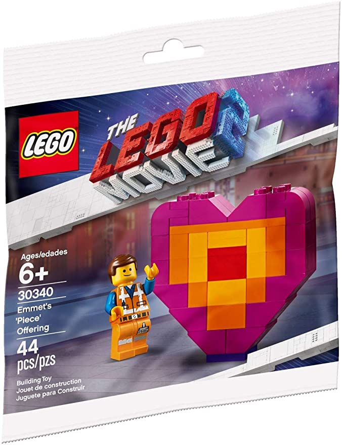 The LEGO Movie 2 Emmet s Piece Offering Heart Set 30340 Brand New