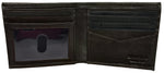 #P51203 Mens RFID Protected, BIFOLD, Genuine Leather Wallet With 1 ID Window, 5 Credit Card Slots, 2 Hidden Pockets, Full Size Currency Compartment & Key Holder, Paul & Taylor